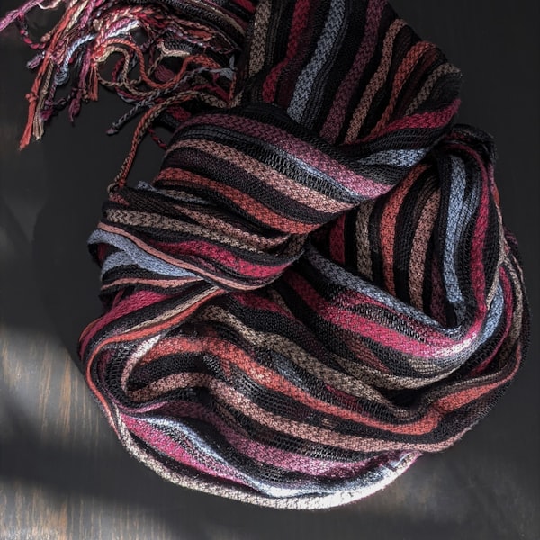 Chunky Knit Wool Scarf