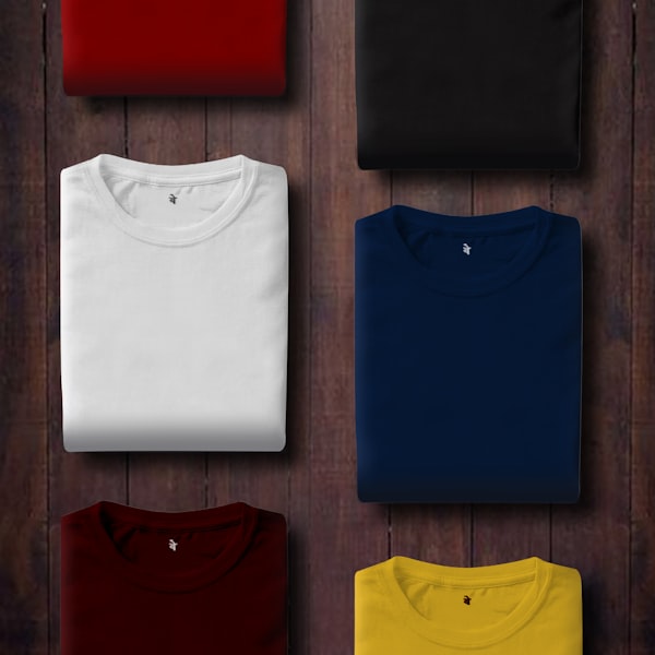 Classic Crew Neck Cotton T-Shirt