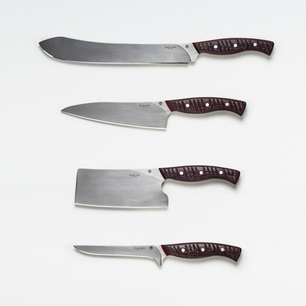 Professional Stainless Steel Chef Knife Set 5pc