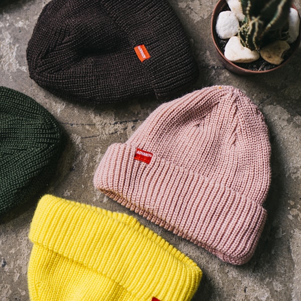 Ribbed Knit Beanie Hat